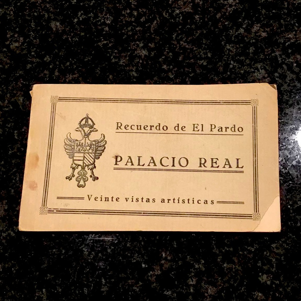 1920s Vintage Photo Postcards Booklet - Royal Palace, Spain